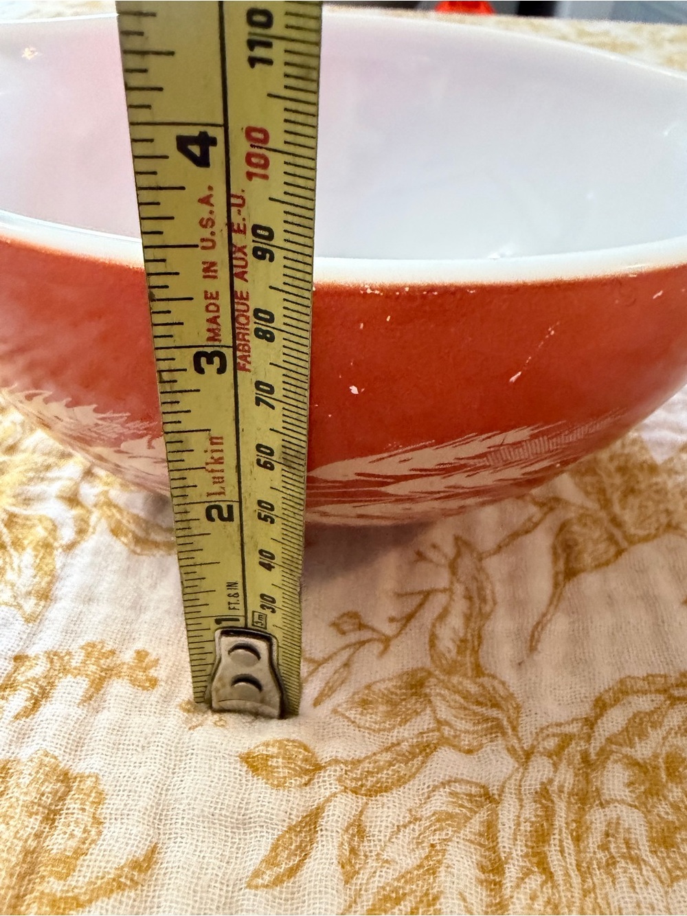 Pyrex “Autumn Harvest” Wheat Cinderella mixing bowl - Picture 6 of 8